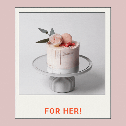 FOR HER #2 - VANILLA & STRAWBERRY CAKE