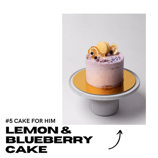 FOR HIM #5 - LEMON & BLUEBERRY CAKE