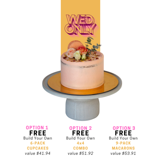 [ONLY ON WED] PISTACHIO & ROSE CAKE