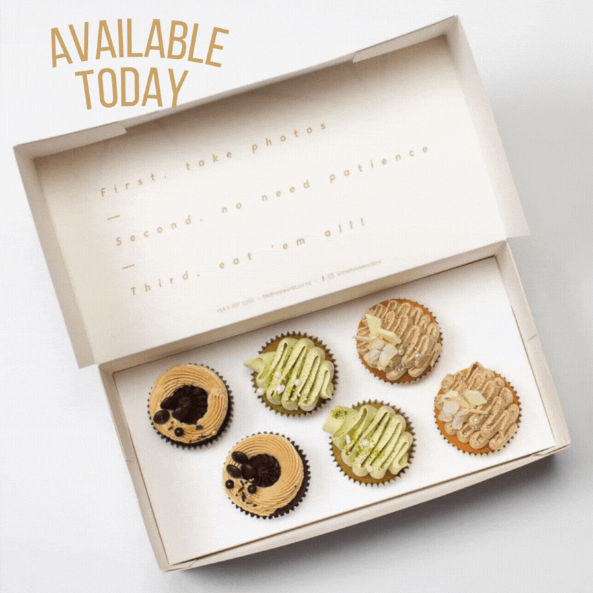 [Today] COFFEE & TEA FLAVOURS CUPCAKE SET