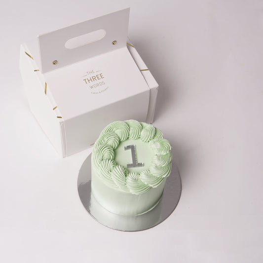 MINIMAL CAKE - Pastel Green /In-2-Days/