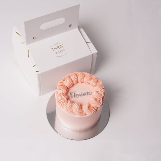 MINIMAL CAKE - Pastel Pink /In-2-Days/