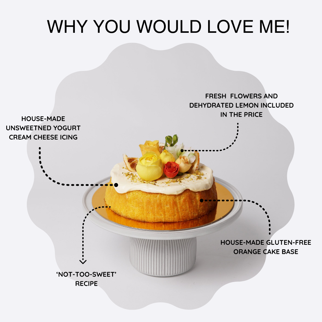 [NEXT DAY] ORANGE & ALMOND (GF) CAKE