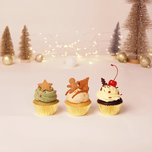 CHRISTMAS 'CUPCAKES SET' /IN-3-DAYS+/