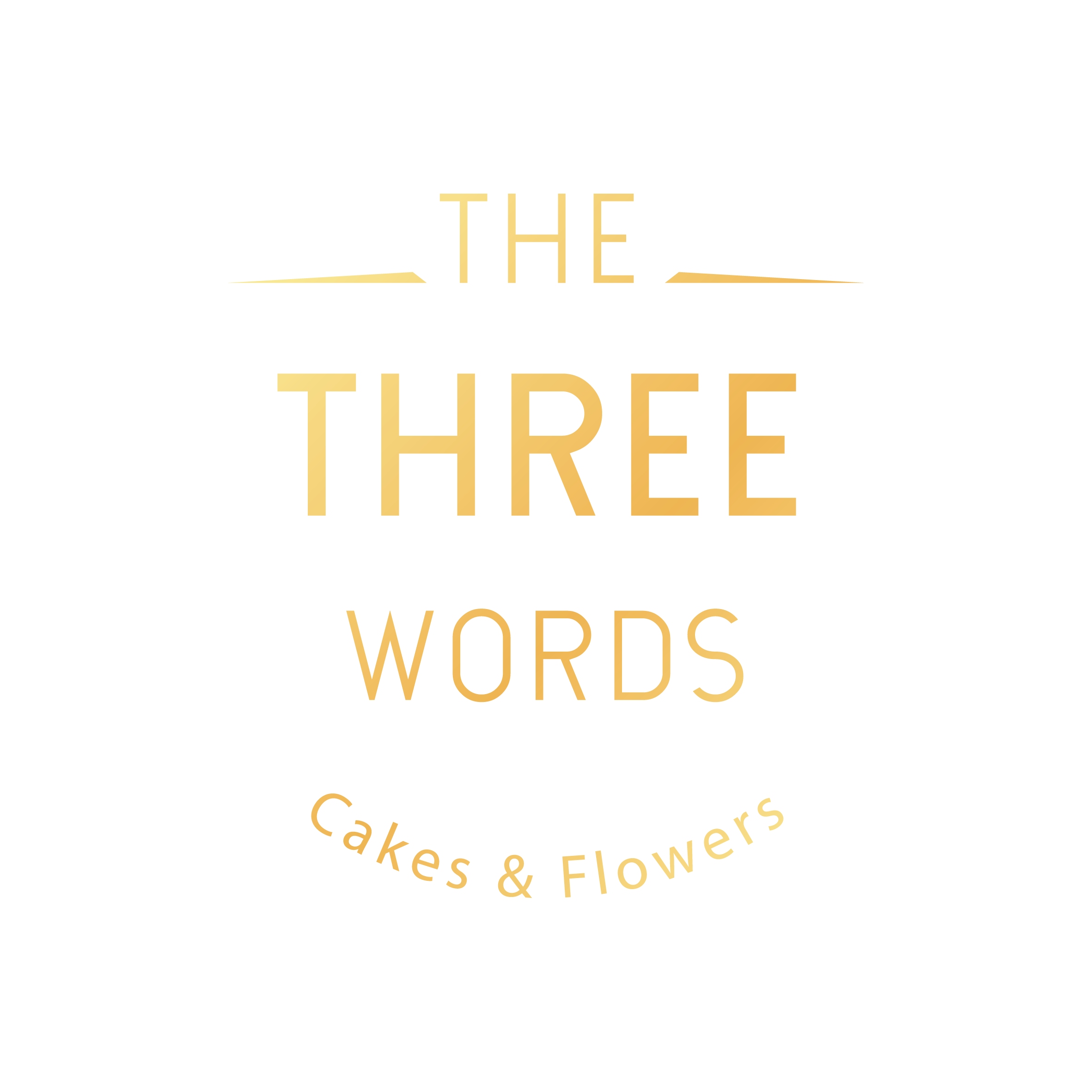 THE THREE WORDS l Cakes & Flowers