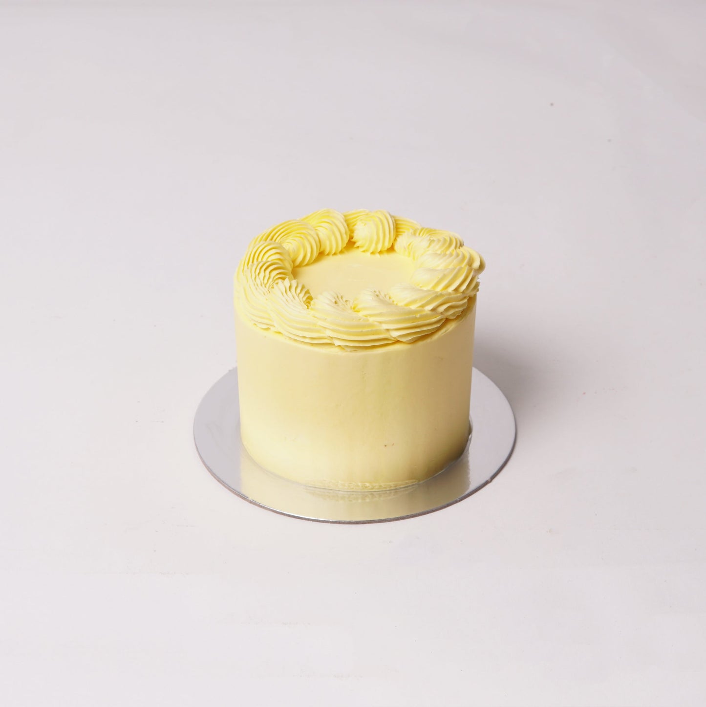 TOMORROW - Pastel Yellow Minimal Cake