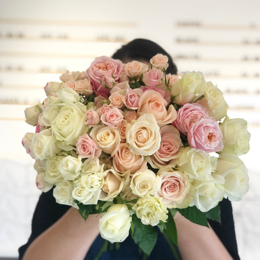 ROSES 'Natural & Champagne Colours'