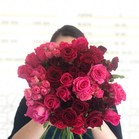 ROSES 'Ruby & Velvet Colours'